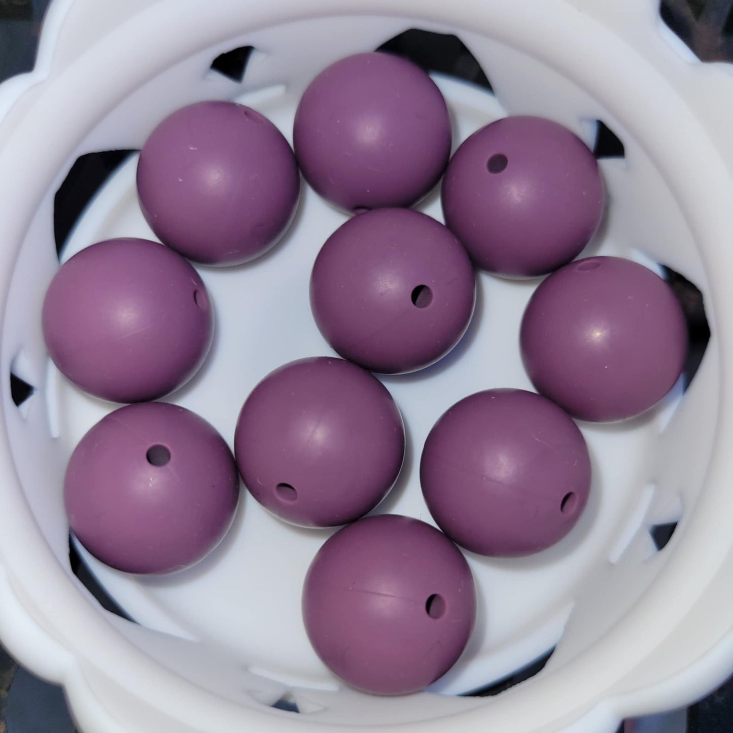 Light Plum 19mm Bead Bags