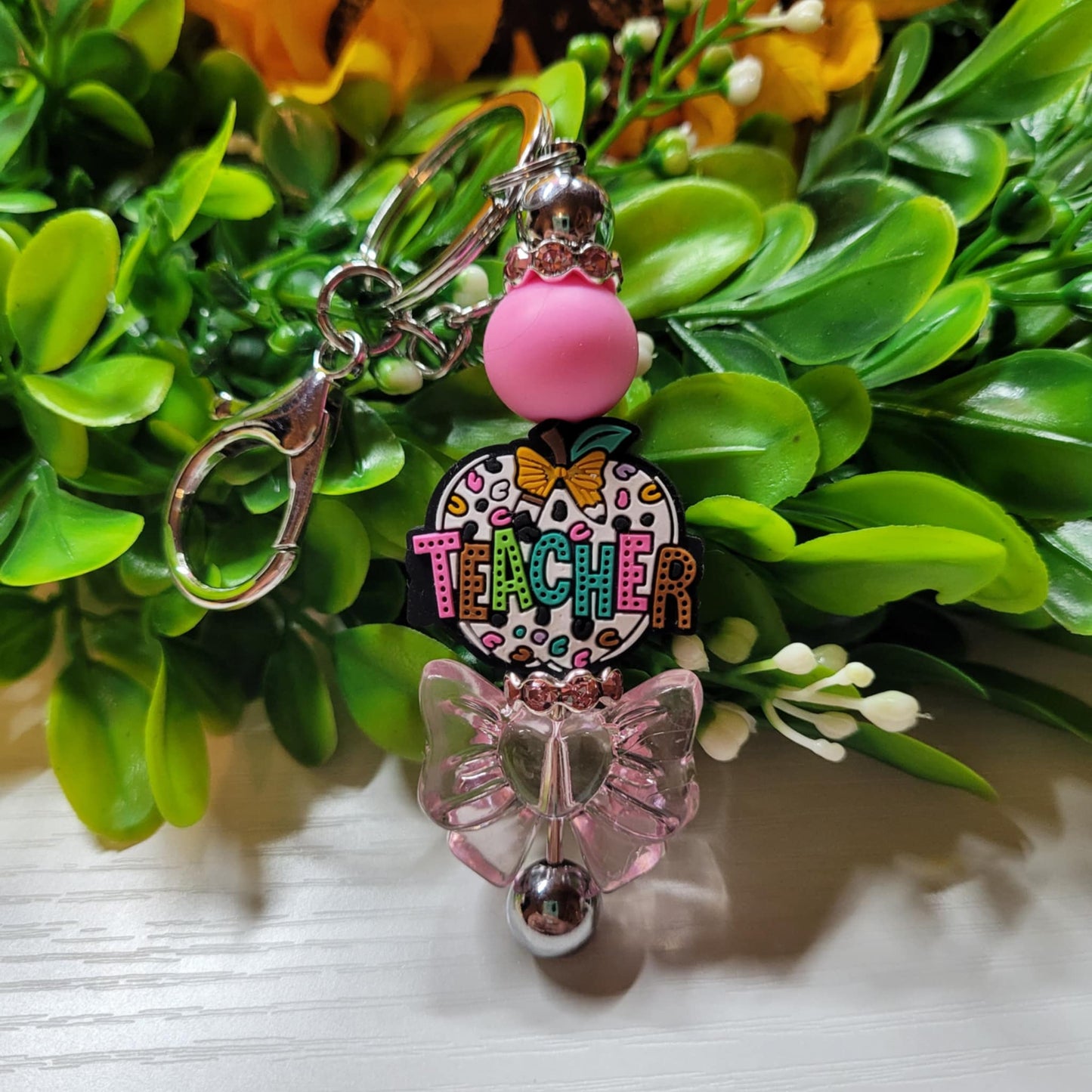 Teacher Bar Keychain