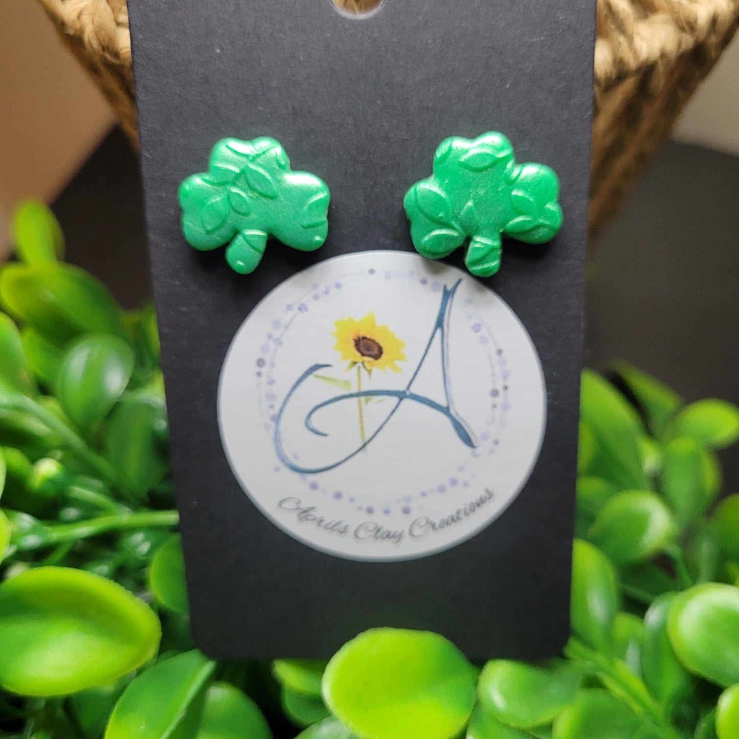St. Patrick's Earring Studs #2