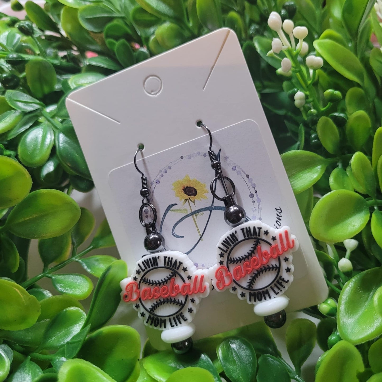 Living that baseball mom life Earrings
