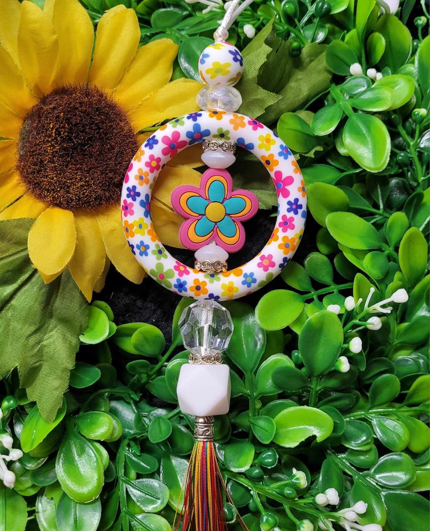 Flower Car Charm