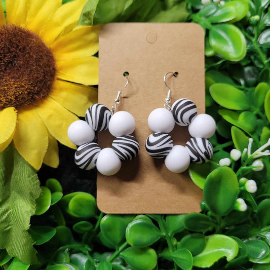 Zebra Earrings #2