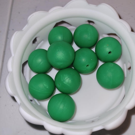 Christmas Green 19mm Bead Bags