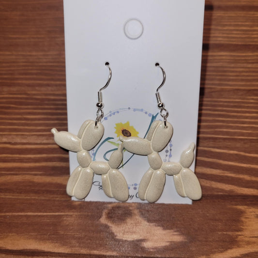 Balloon Dog Polymer Earrings #9
