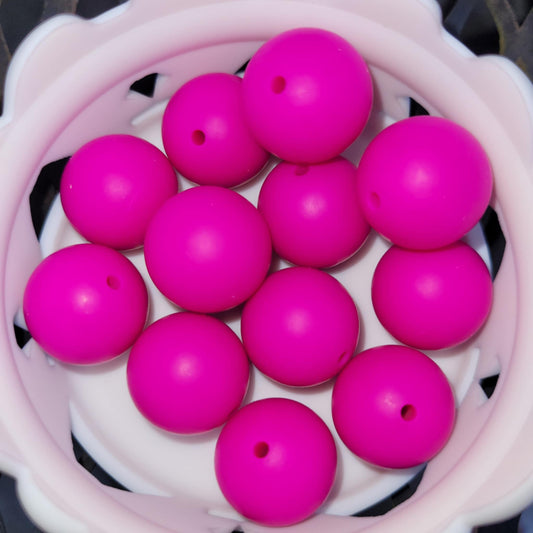 Hot Pink 19mm Bead Bags