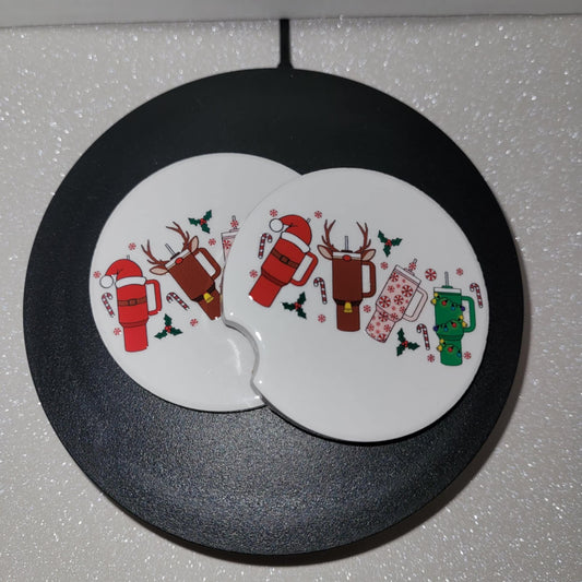 Christmas Car Coasters #4